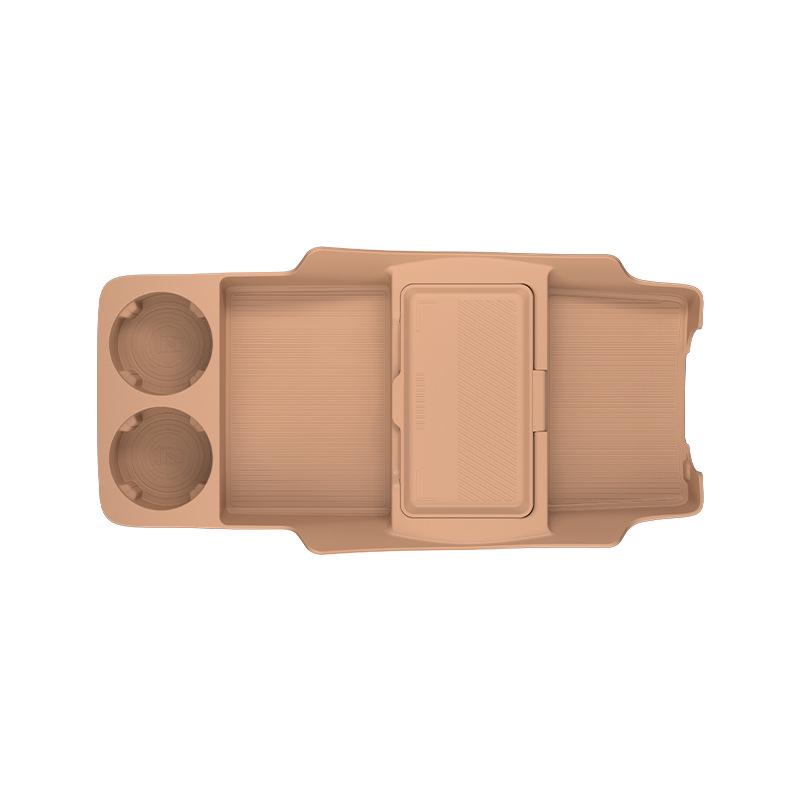 Compatible with 25 Jihu T5 models: Center Console Lower Storage Box & Organizer for Car Interior Modification