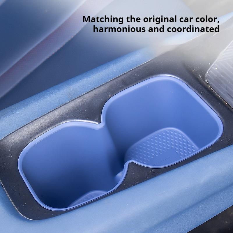 For Seagull Car Water Cup Holder Silicone Cup Pad Anti-slip Pad Fixed Beverage Holder Garbage Box Cup Storage Box Car Accessory