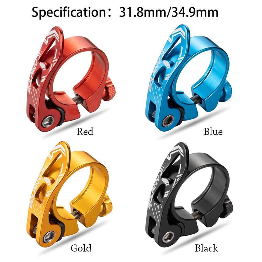 High Quality 31.8/34.9mm Road Bike Aluminium Bicycle Seatpost Clamps Quick Release Bike Seat Clamp