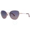 American OPtical Pink Gradient Cat Eye Ladies Sunglasses Whitney P 1 58