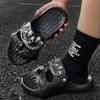 Skull Slippers for Men Trend Summer Slippers Platform Shoes Women's Beach Sandals Womens Shoes Outside Design Free Shipping