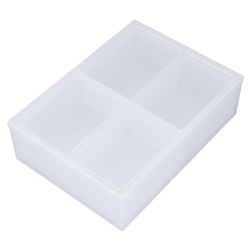 Пластиковый органайзер, складной прозрачный многофункциональный контейнер для хранения ювелирных изделий