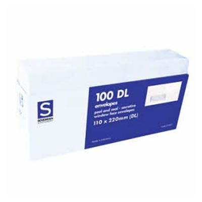 Конверты Stat Peel & Seal DL 100 шт.