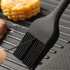 Dww Kitchen Brush, Black 21 cm, Pastry Brush, Silicone Pastry Brush, Silicone BBQ Brush, for Cooking, BBQ, Cake, Baking