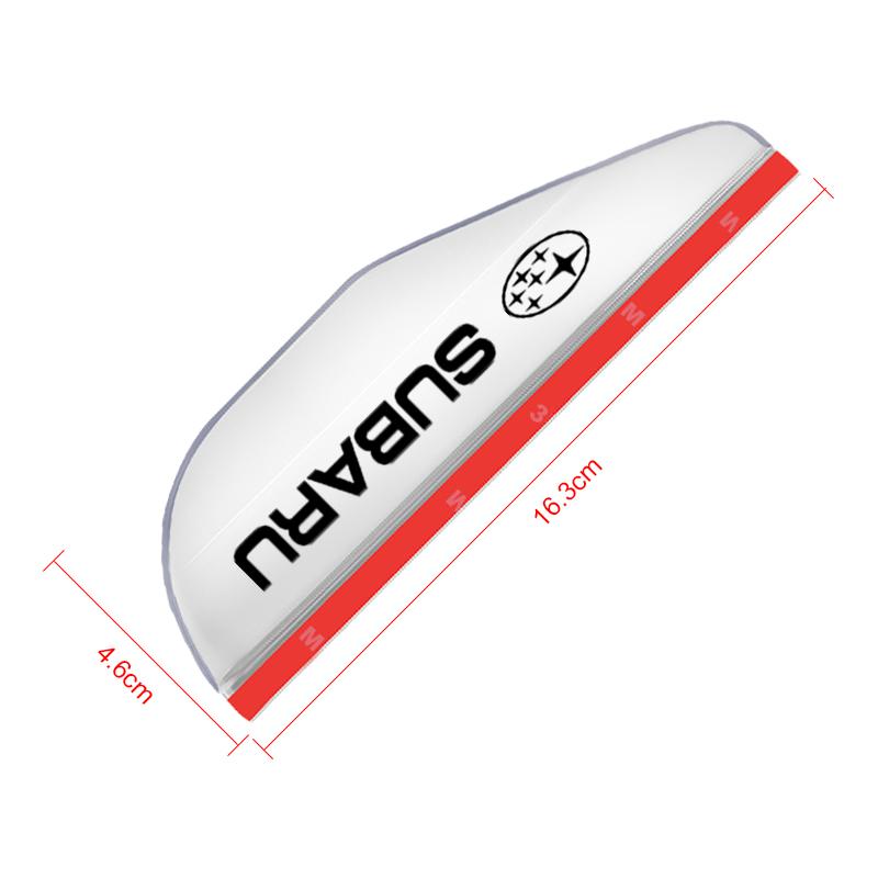 2Pcs Car Rearview Mirror Side Rain Eyebrow Auto Rain Snow Guard Sun Visor for SUBARU WRX STI Forester Impreza Legacy Outback BRZ uap8