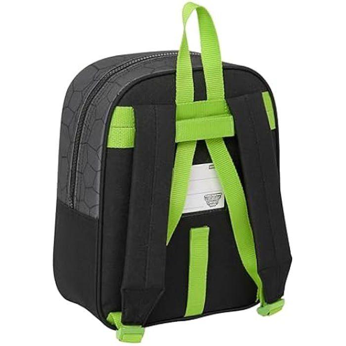 Sac à dos scolaire - SAFTA - Tortugas Ninja - Adaptable au chariot - Confortable - Pour enfant