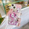 Laser Cute Cat Silicone Case for Xiaomi Redmi Note 12 11 10 Samsung A54 A24 A14 Oppo A78 A58 A38 Infinix Note 30 Funda Painted Cover Soft TPU Bumper