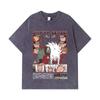 275 GSM Washed T-shirts 100% Cotton Naruto V5 Jiraiya Print Unisex Heavy Cotton T Shirt