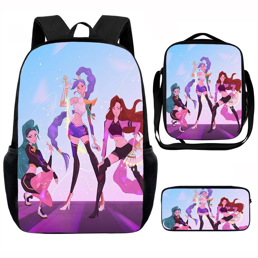 K-Pop Охотник Волшебные Девочки Новый Детский Рюкзак DIY Настраиваемый Унисекс Студенческая Сумка Детский Сад Двойные Плечи Милый Мультяшный