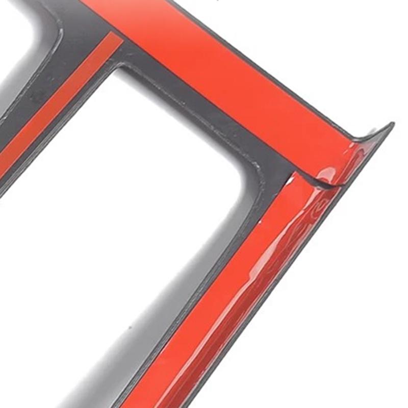 Для Ford Ranger 2025 Накладка на декоративную рамку экрана воздуховыпускного отверстия центральной консоли, наклейка, аксессуары для интерьера автомобиля, комплекты из АБС-пластика