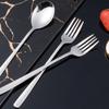 HANYANG 316 Ложка и вилка из нержавеющей стали Товары для дома Удлиненная ручка Маленькая ложка для супа Перемешивание Десертная вилка Ужин Суповая ложка