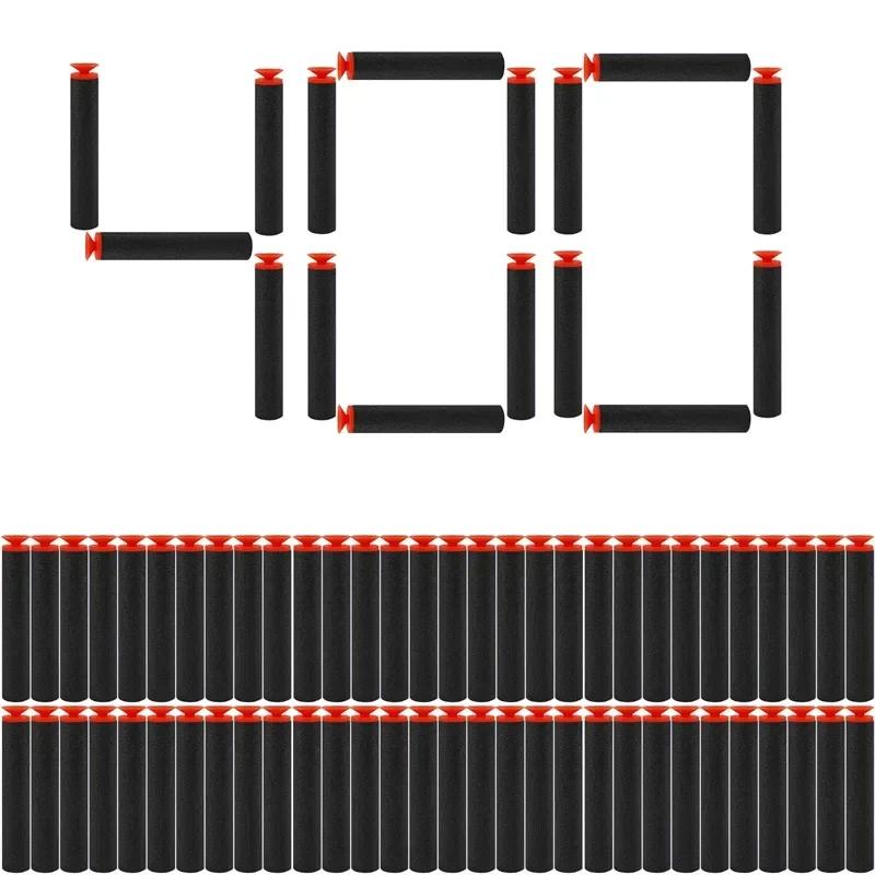 Black Sucker Head Bullets 7.2cm for N-strike Elite Series Blasters Foam EVA Refill Darts Kids Toy Guns Accessories