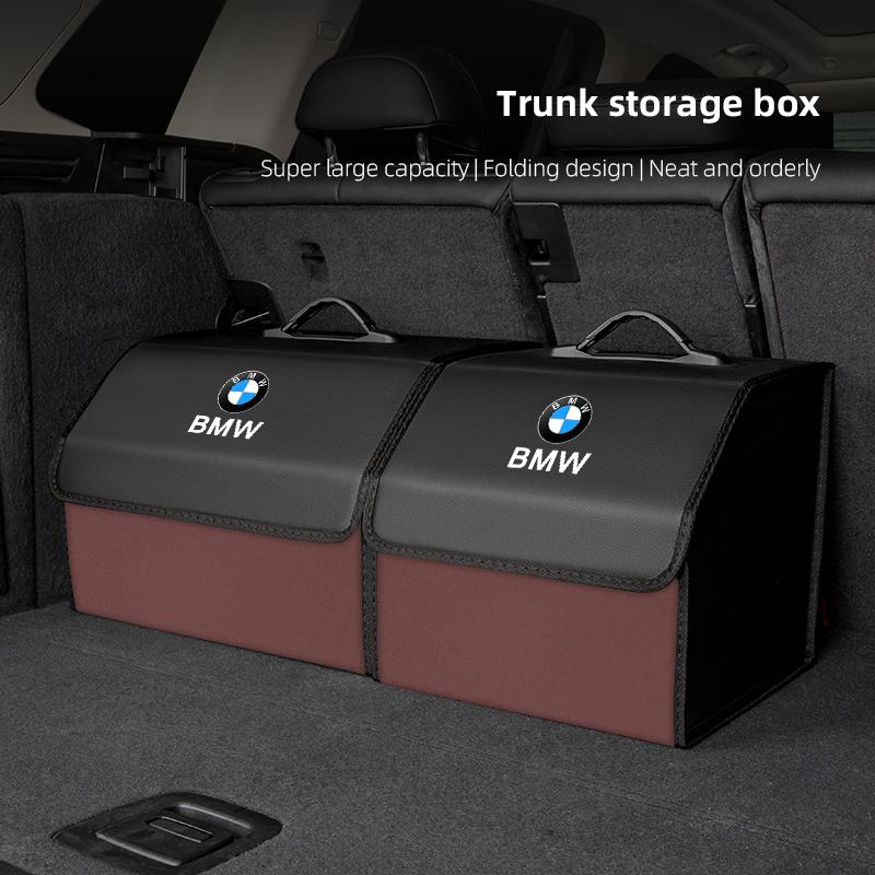 Car Interior Color Blocked Large Capacity Trunk Storage Box Valve Cap For BMW X1 X2 X3 X5 X4 X6 X7 iX3 F20 F10 F07 E70 E46 E90 E HP3