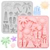 Силиконовая форма для конфет 3D DIY Инструмент для выпечки Новая Летняя Пляжная Тема Формы Шоколадный Торт
