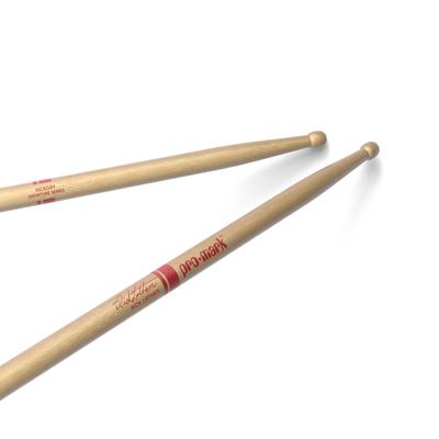 PROMARK Палочки для барабанов Серия Signature Рик Лэтем Древесина Гикори Наконечник Деревянный TX717W x (406 14мм) []
