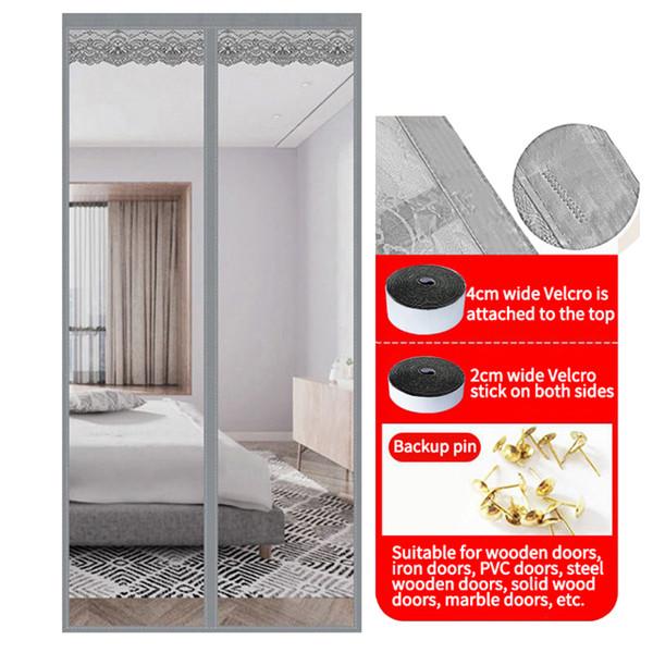 Summer Door Screen Netting Curtains Anti Mosquito Fly Bug Insect Door Curtains Kitchen Bedroom Curtains Netting For Door