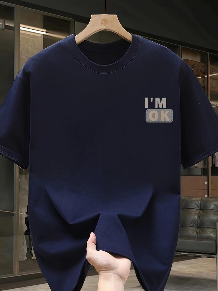 Men's T-Shirts Made of 100% Cotton Have a Special Cool Feeling for Summer and Easily Styled In a Casual and Fashionable Way