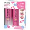 Pantene Miracles Color Shine Pump Set 3 средства для окрашенных волос, профилактика выцветания цвета, шампунь/лечение (Включает одноразовые макароны)