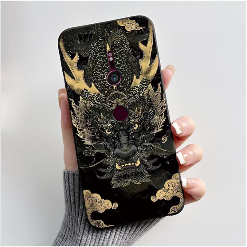 Чехол для Sony Xperia XZ3 SO-01L XZ2 SO-03K Чехол для телефона Роскошный Модный Милый Крутой Для Мальчиков Девочек Черный Матовый Мягкий Силикон Задняя Крышка