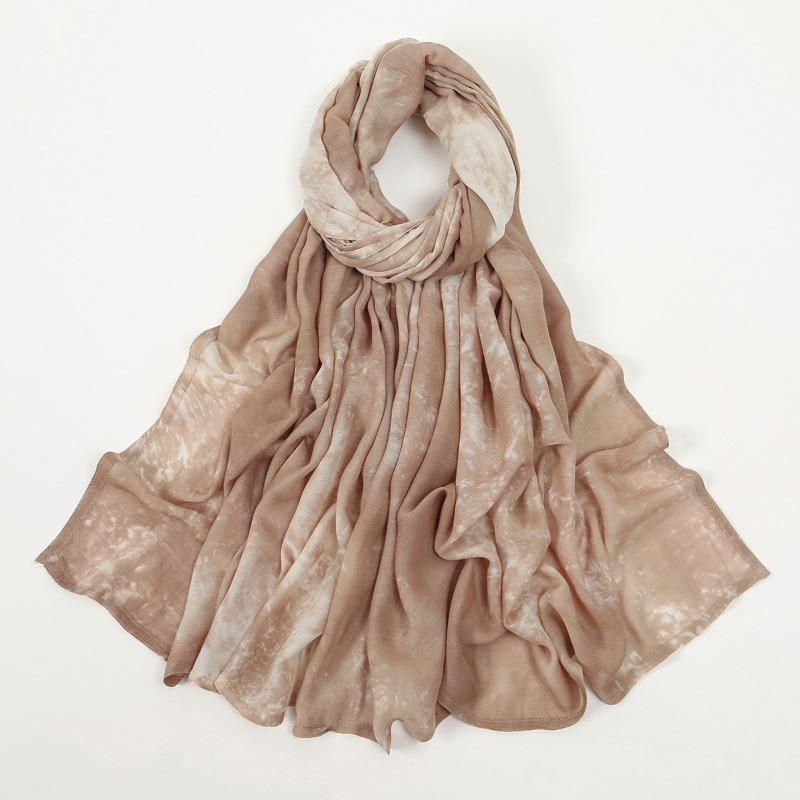 Малайзия и Индонезия горячие продажи тай-дай человеческий хлопок головной платок популярный большой размер дофаминовое сочетание цветов длинное полотенце женщины