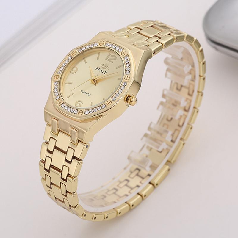New Steel Band Women Watches Luxury Quartz Ladies Fashion Rose Gold Diamond Female Bracelet Wristwatches Clock Relogio Feminino