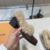 Туфли-лодочки Женская обувь Плюшевые туфли с квадратным носком Женские туфли на каблуках Ретро бархатные теплые кожаные туфли Мэри Джейн Женские мокасины Хлопковая обувь