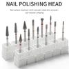 Алмазные фрезы для ногтей Очиститель кутикулы Для электрической дрели Маникюр Педикюр Полировка Инструмент для нейл-арта Салонные Домашние принадлежности