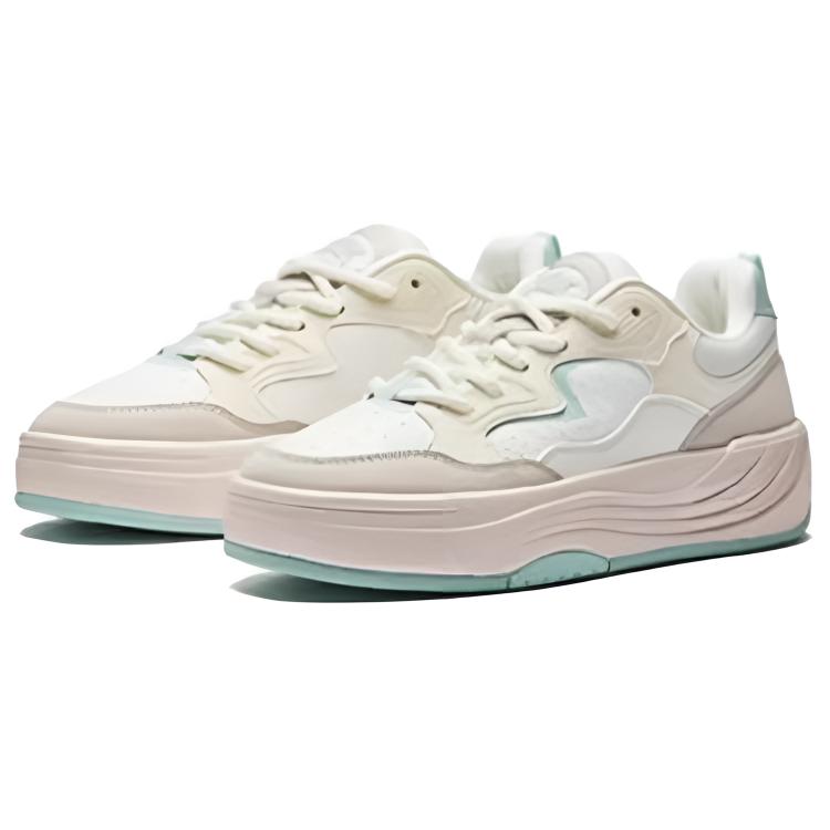 Anta Pg7 Повседневные Универсальные Удобные Холодостойкие Простые Модные Теплые Прочные Кроссовки средней высоты Женские Кроссовки Белый Бежевый Коричневый 122548975-1