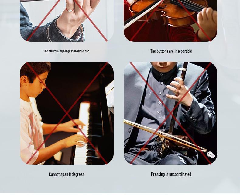 Left-Hand Guitar Finger Stretcher & Spreader - Universal Trainer for Musical Instruments