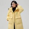 Women's Mid-Length Hooded Thick Winter Down Jacket
