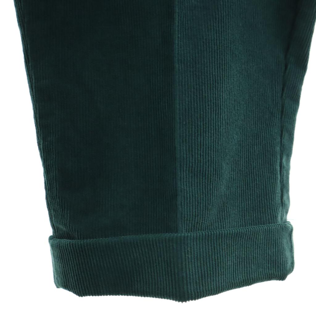 Неиспользованные брюки PT TORINO из ткани корд, 46, зеленый, система, мужские, б/у