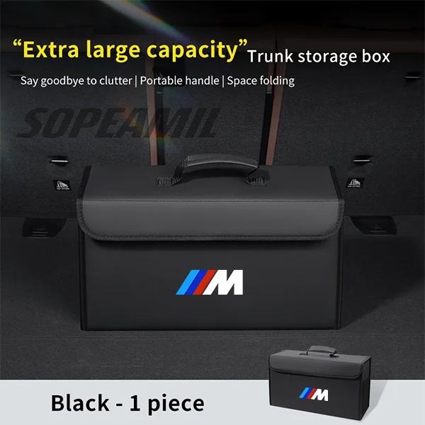 VJCL7 For BMW M X1 X2 X3 X4 X5 X7 E46 E60 E70 E72 E82 E90 E92 G05 G10 G20 G30 F05 F10 F20 F25 F30 Car Trunk Organizing And Storage Box