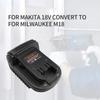 MT20ML Battery Adapter Converter For Makita 18V Li-ion Battery To Milwaukee 18V ForMAKITA BL1860B/BL1860/BL1850B