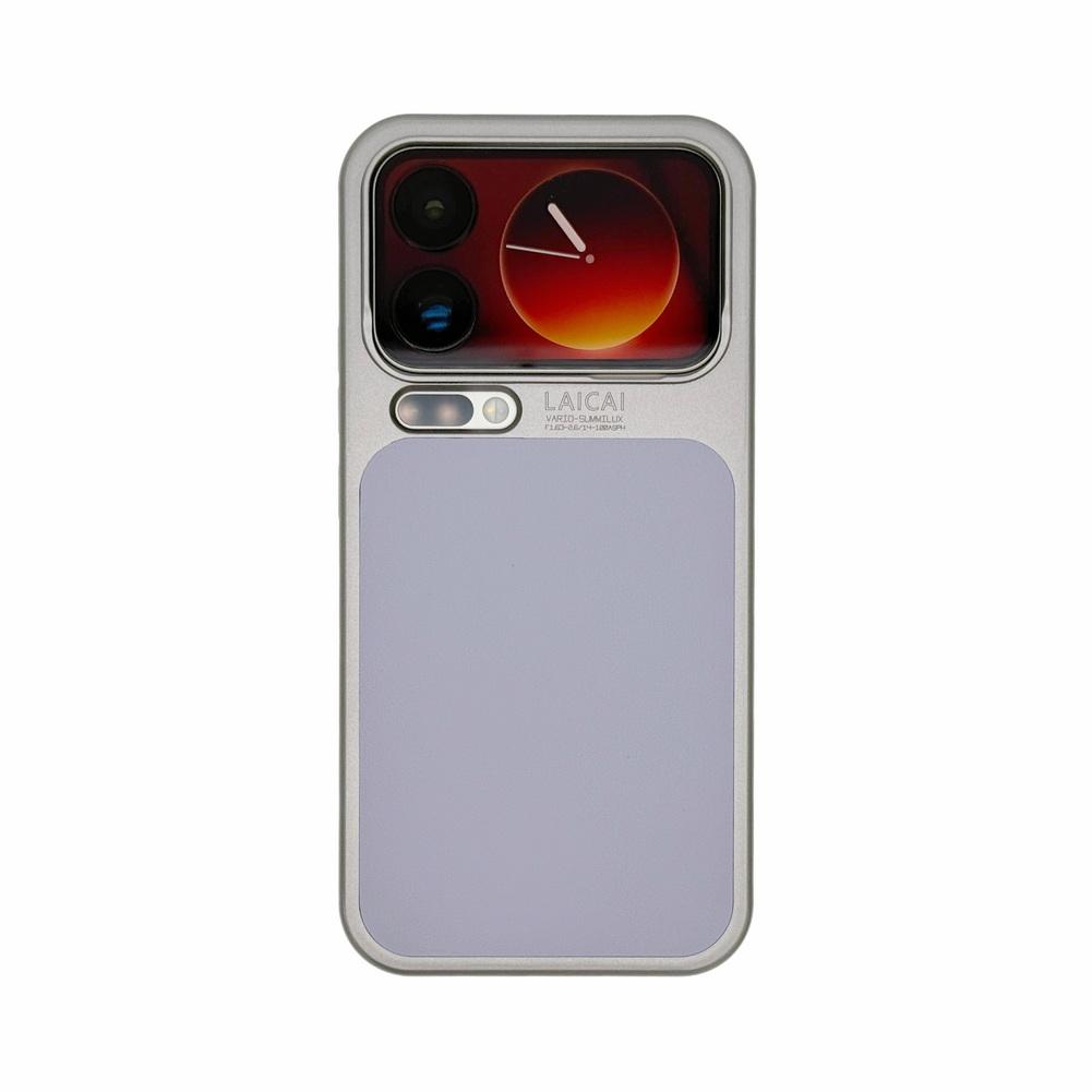 Veganes Leder, Matt Metallic Lackierte Handyhülle Für Xiaomi 17 Pro Max 17 Pro Mi17 Kamera Schutzhülle