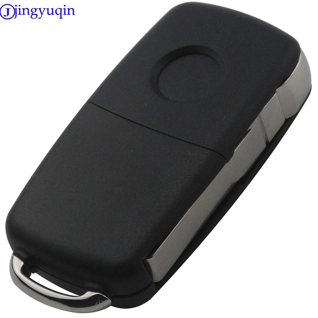 Jingyuqin 2/3/4/5 кнопок чехол для автомобильного ключа оболочка для VW/VOLKSWAGEN Caddy Eos Golf Jetta Beetle Polo Up Tiguan Touran складной Fild