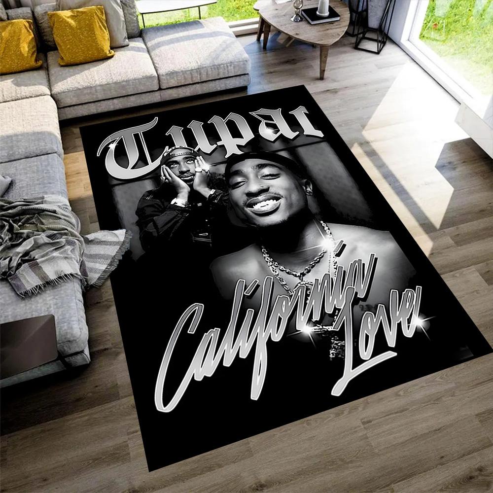 2PAC Art Activism Carpet Perfect for Kitchen Study room Decorate room Bedrooms Antislip Carpet Anime Office Decor Perfect Birthday/Christmas Gift Idea