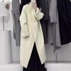 Autumn and Winter Atmospheric Bathrobe Cape Shawl Long Double-sided Woolen Retro Wool Coat Woolen Coat for Women