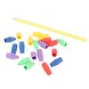 20Pc Erasers Pencil Top Caps Chisel Shape Eraser Student Supplies Stationery