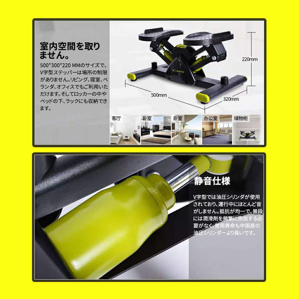 AORTD Twist Side Stepper with Counter – Indoor Cardio & Lower-Body Training