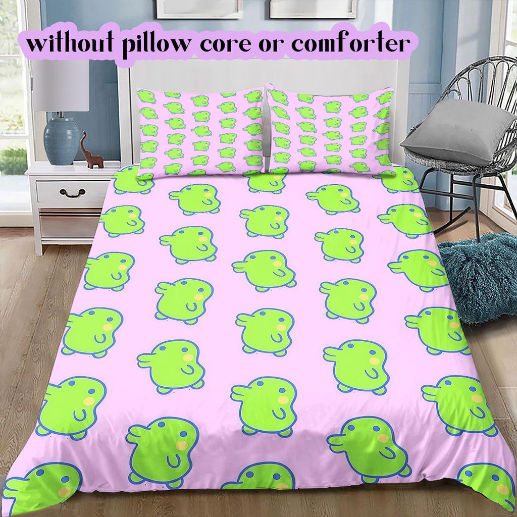Pixel Perfect Tamagotchi Printed Duvet Cover Bedding Set, Unique Design, Various Sizes