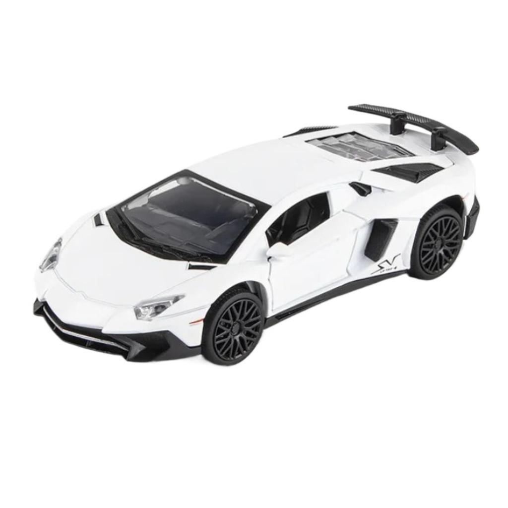Спортивная модель Lamborghini LP750, масштаб 1/32, из сплава, с детализированным салоном, крутыми световыми и звуковыми эффектами, изысканное настольное украшение