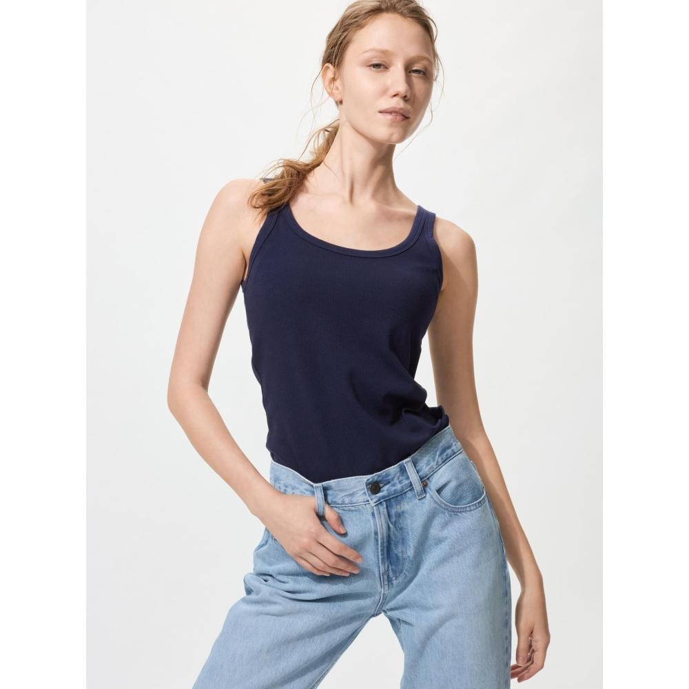 Uniqlo Японский Air Rhythm Хлопковый бюстгальтер-топ