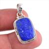 Natural Lapis Lazuli Gemstone Handmade 925 Solid Silver Gift Pendant 1.50" P1g99