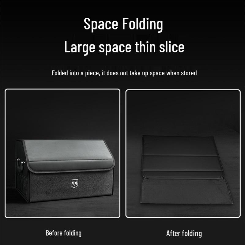 Совместимый органайзер для багажника для Dodge Challenger, Journey, Hellcat, Viper, Stallion - Специальный ящик для хранения в автомобиле