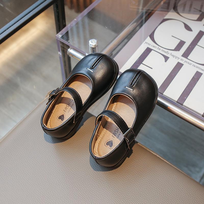 Весна/Осень 2026 Девочки Принцесса Низкий Вырез Кожаные Туфли - Мягкая Подошва и Универсальные