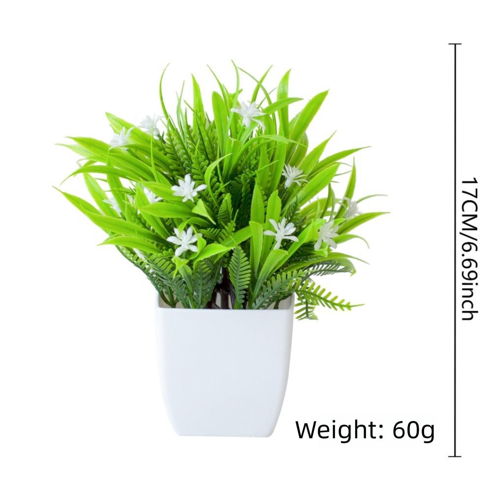 Fake Potted Flowers False Plants Simulated Tree Pot Plants Artificial Flower  Home Garden Decor