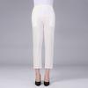 Fashion Women'S High Waist Elastic Deep Straight Pants Casual Pants
