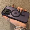 Роскошный акриловый магнитный прозрачный чехол для телефона для iPhone 15 14 13 12 11 Pro Max 15 Plus для беспроводной зарядки Magsafe, жесткая ПК-крышка