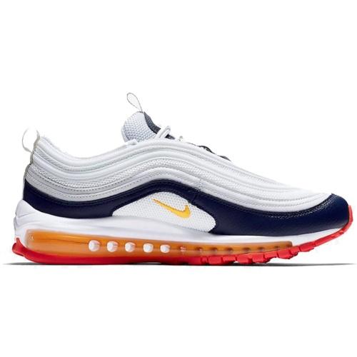 (WMNS) Nike Air Max 97 'Platinum Navy Orange' Women's 921733-015