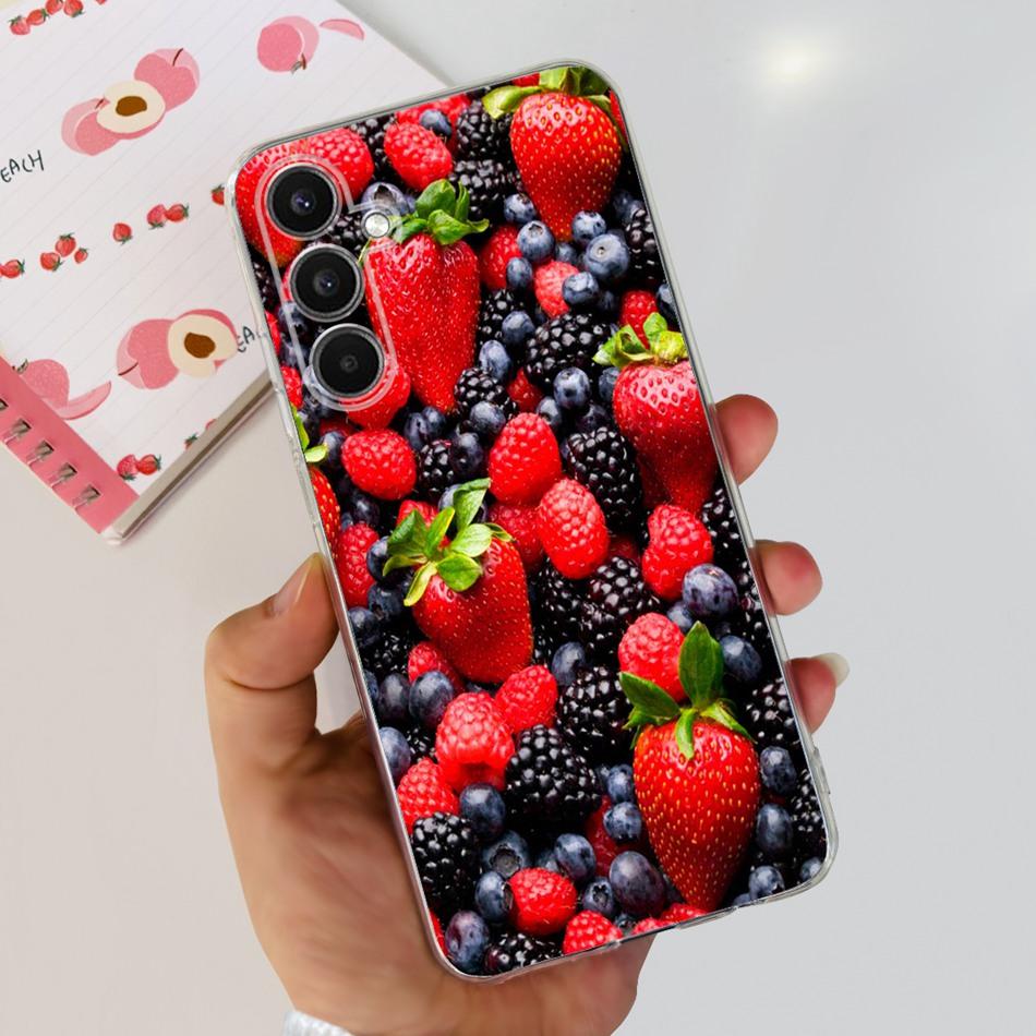 For Samsung Galaxy A24 SM-A245F Phone Case Stylish Cat Painted Soft Silicone TPU Cover For Samsung A24 A34 A54 A346B SM-A546B
